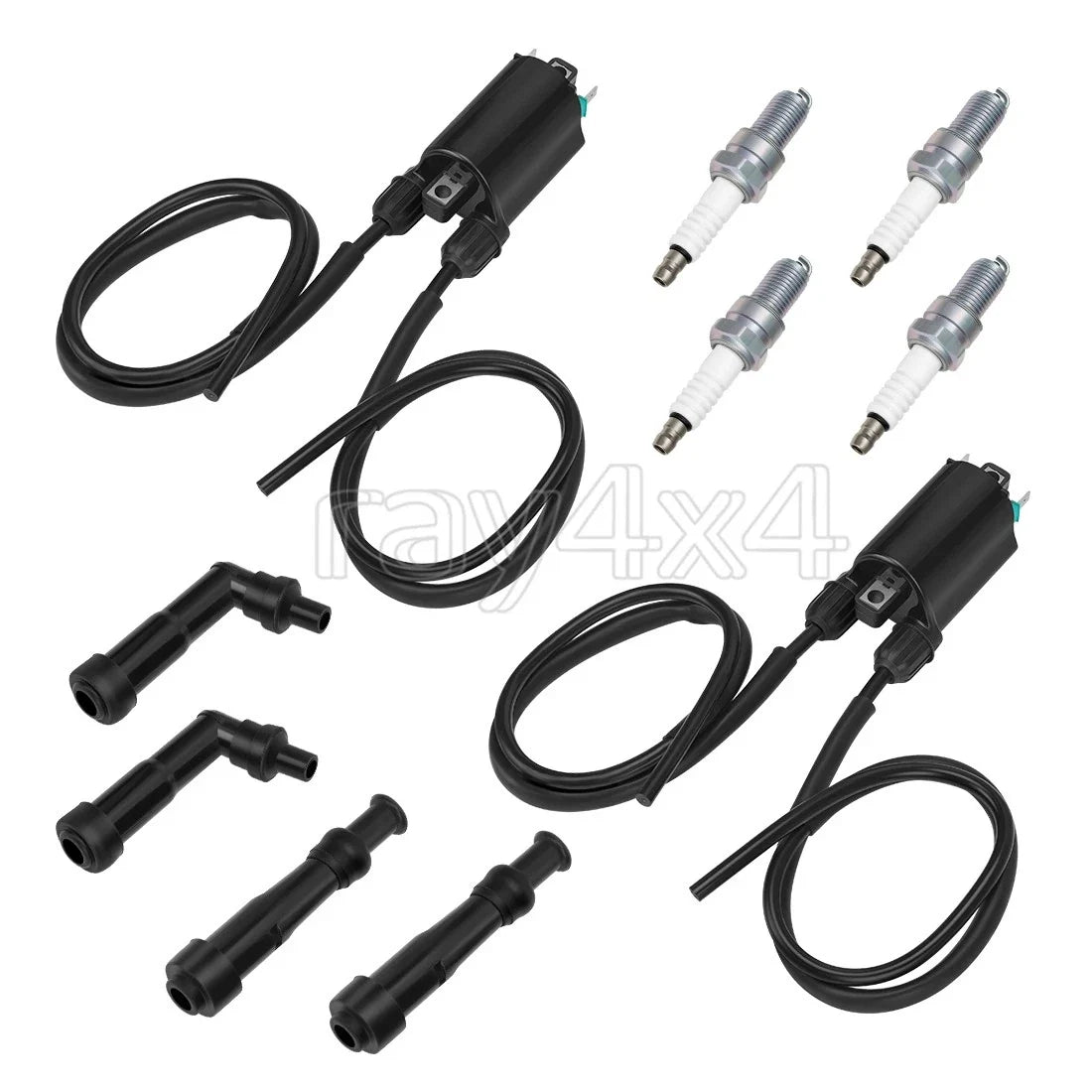 Coil Set for Honda CB750 Nighthawk (1991–2003) - Ignition Coils & Spark Plug Caps