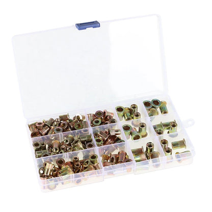 150 PC Rivet Nut Kit Assortment for Various Applications