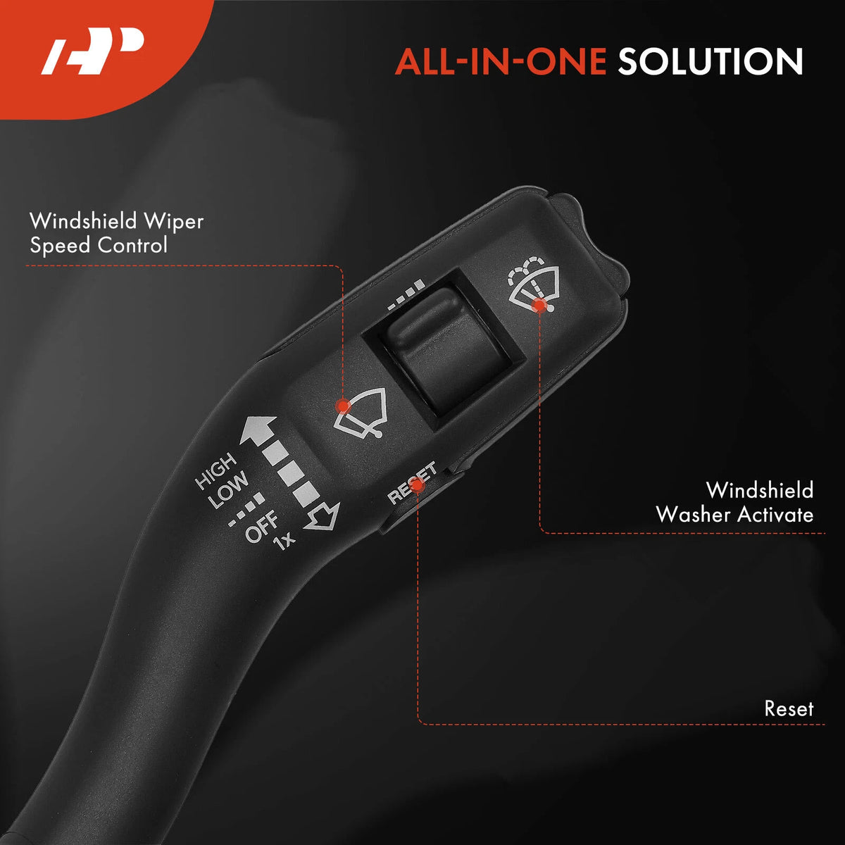Windshield Wiper Switch for Audi A4 (2003–2008) 1S4190, V15803233, 4E0953503B