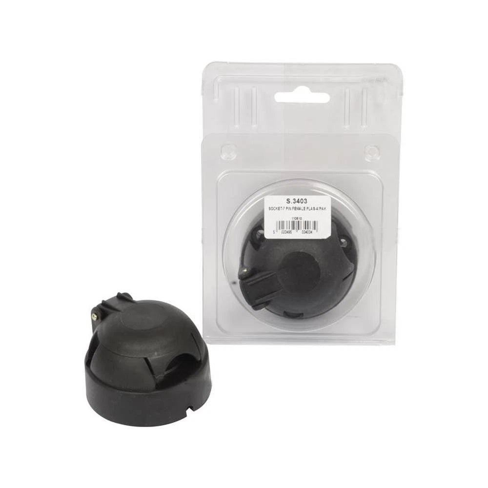 7 Pin Trailer Socket Female for Agripak (Plastic)