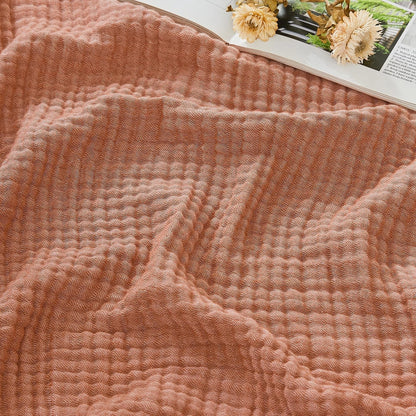 Cotton Muslin King Blanket for Bed Layering (Breathable, Soft, Light)