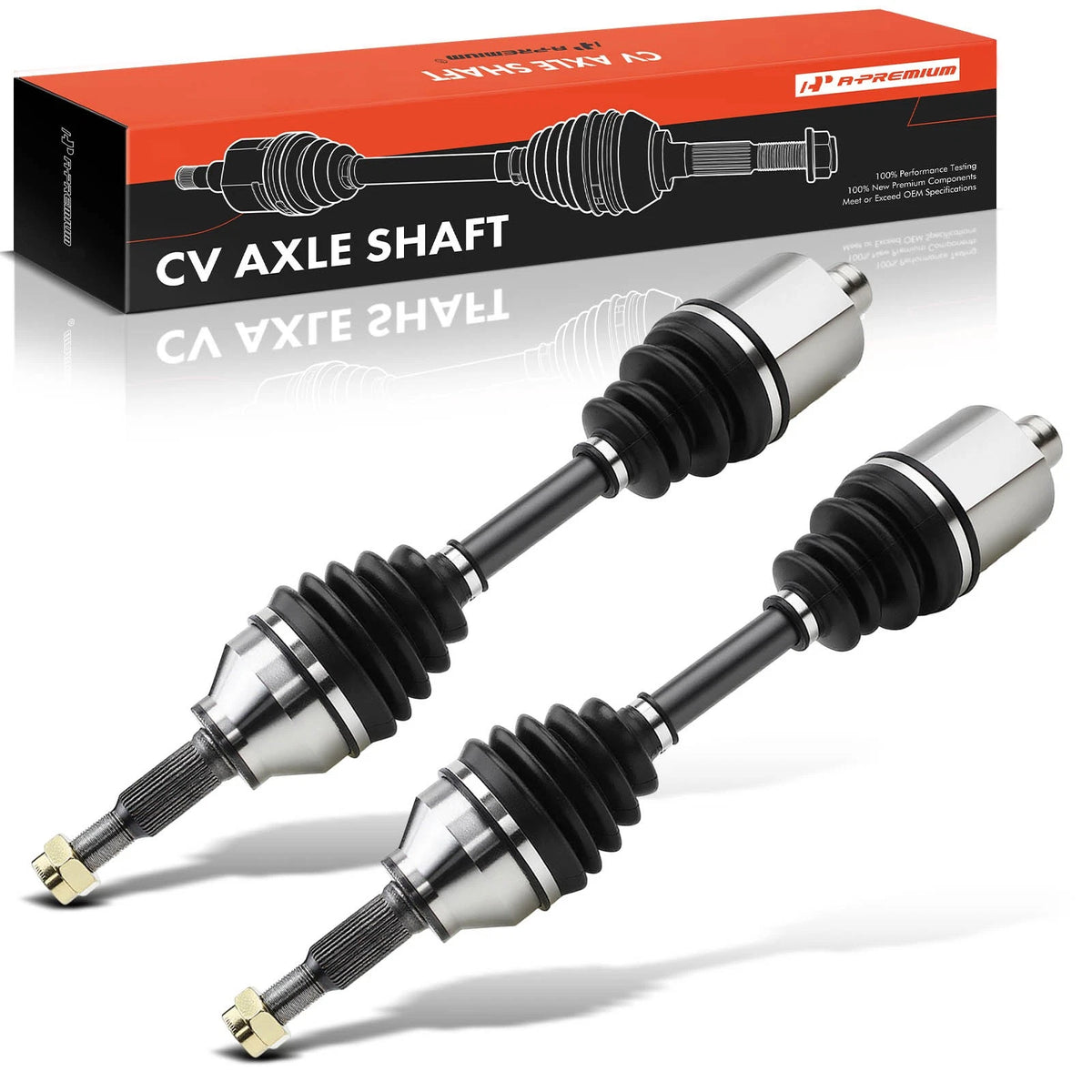 A-Premium 2X Front Side CV Axle Assembly for Chevrolet Cobalt (2005–2010) 10359410, 66-1376