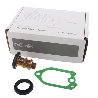 Thermostat with Cover Gasket Kit for Yamaha Outboard 25 HP (2 Stroke) (25D)