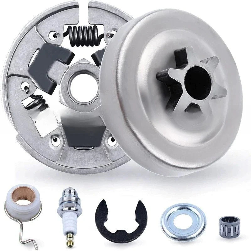 Clutch Drum Assembly with Sprocket Bearing & Snap Ring for Chainsaws