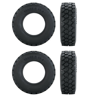 Set of 4 Rubber Tires for Tamiya 1/14 RC Tractor Truck