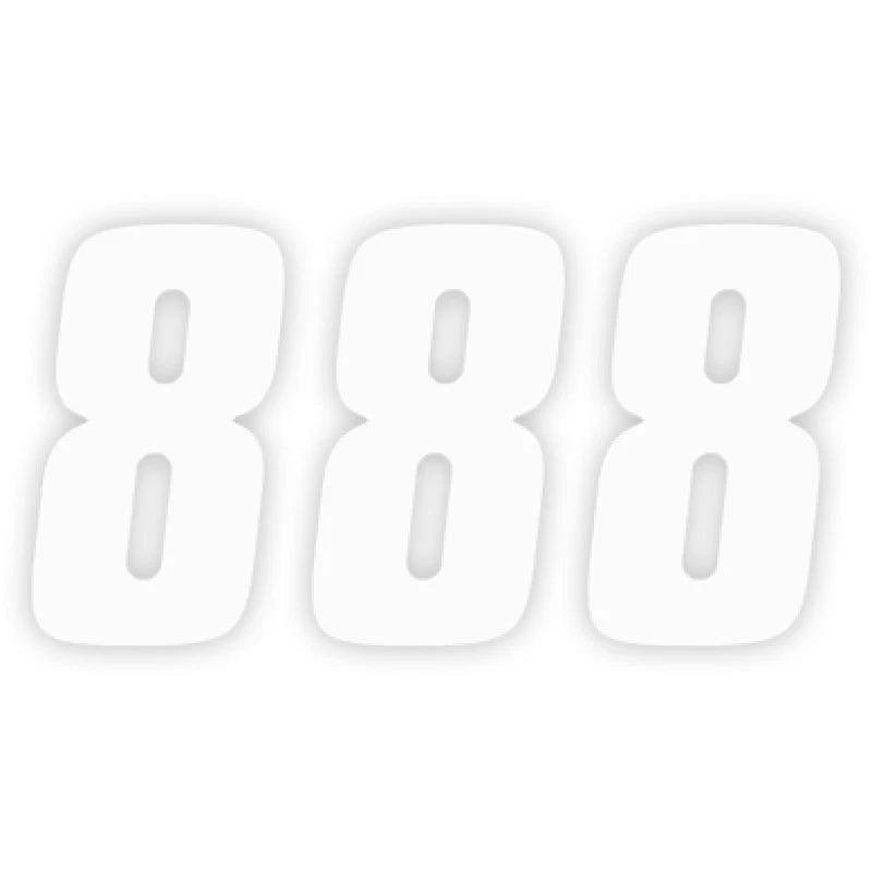 Number Stickers for Factory Effex (White) - 08-90058