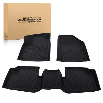 All Weather Carpet Floor Mats for Jeep Cherokee (2015–2023) TPE Rubber