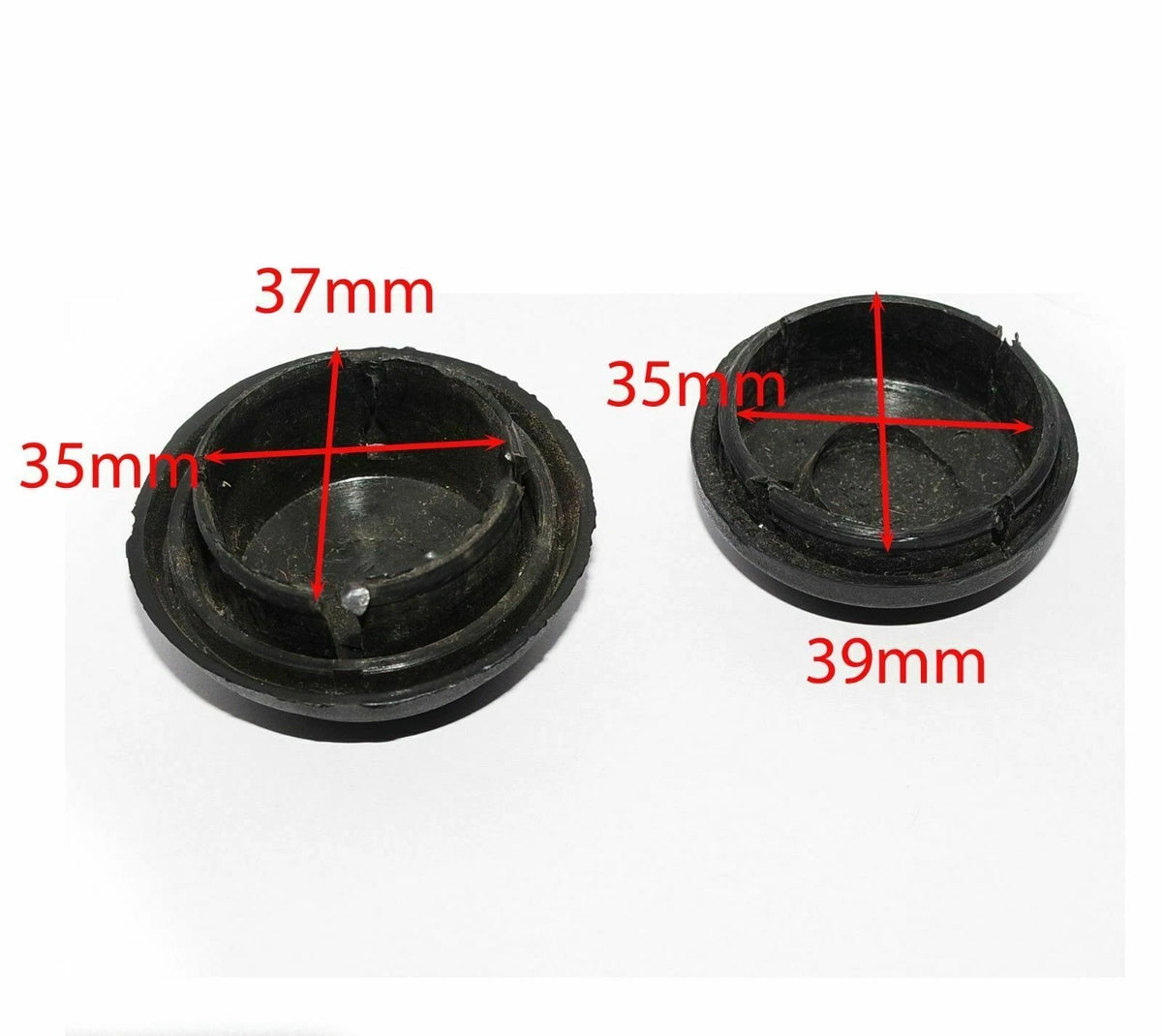Set of 4 Front & Rear Center Wheel Caps for Vespa PX LML Star Stella