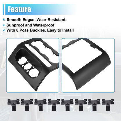 Dash Radio Bezel Center Trim Panel Cover for Ford F150 (2004–2008) 4L3Z1504302AAA