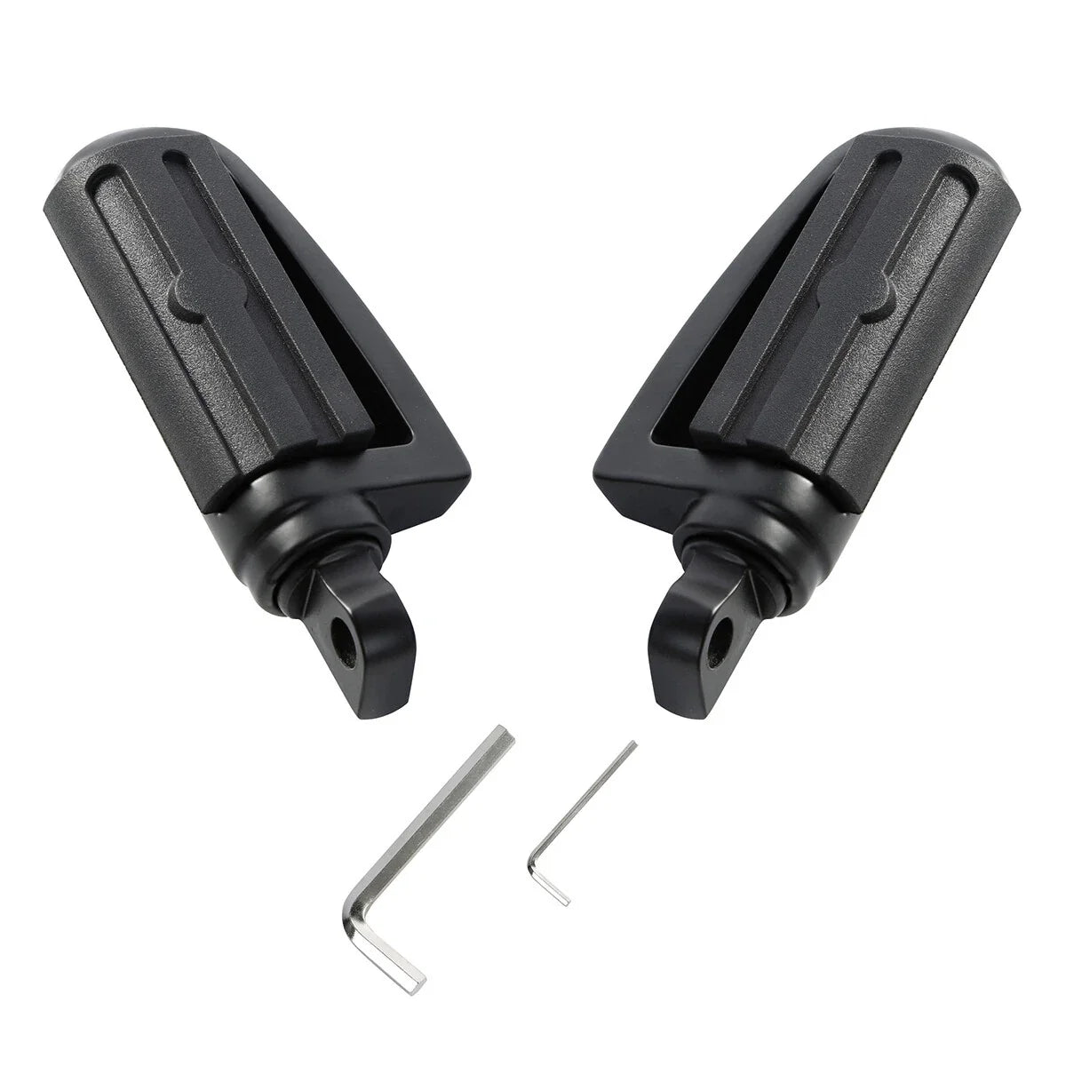 10mm Matte Black Footpeg Pegs for Harley Sportster 883 XL1200 Softail Fatboy
