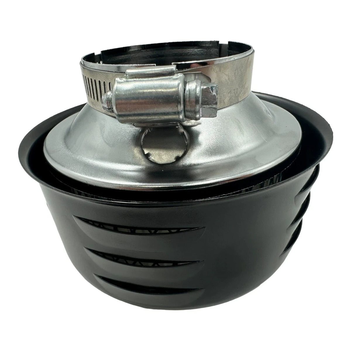 Air Cleaner Assembly Black Louvered for 1 or 2 Barrel Carb 2-5/16in Neck (—)