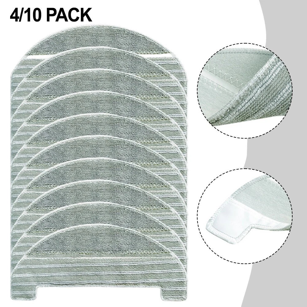 Set of 4 Mop Cloths for Vactidy T7 T8 Robot Vacuum Cleaner