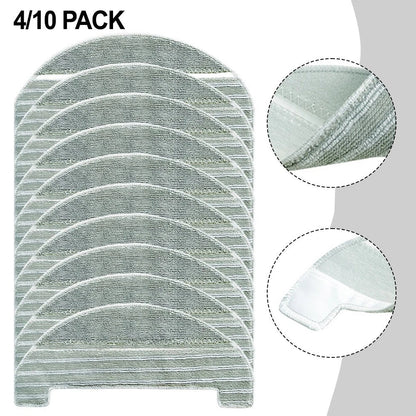 Set of 4 Mop Cloths for Vactidy T7 T8 Robot Vacuum Cleaner