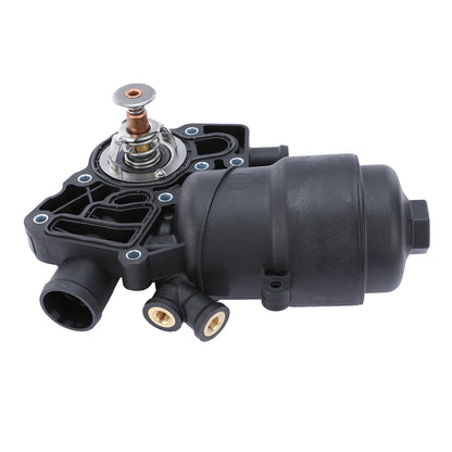 Engine Oil Filter Housing w/Thermostat for Audi A6 A7 Q5 (2014–2016) 059115389K, 059115389P, SK117131