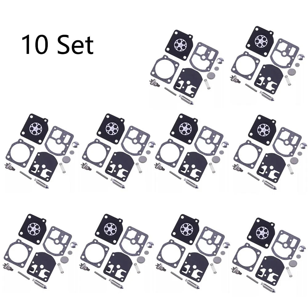 Set of 10 Carburetor Repair Kits for Stihl 010 011 011AV (C1S-S1A, C1S-S1B, RB-11)