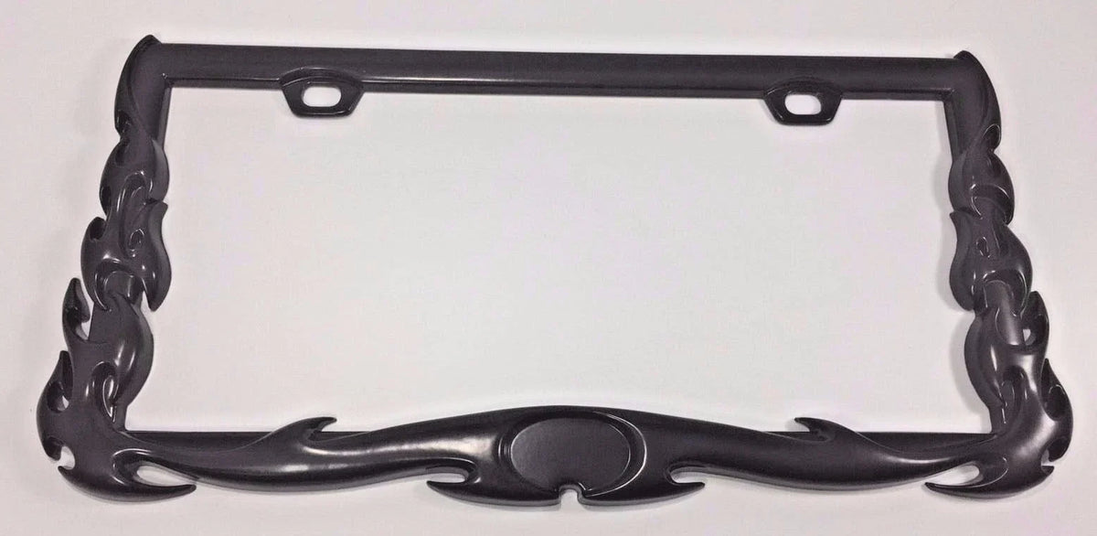 License Plate Frame Holder Black Metal for All Car Truck SUV