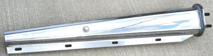 Set of 2 Spring Loaded Mud Flap Hangers for 2” Bolt Pattern Chrome (UP#10668)