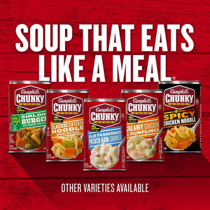 Campbell's Chunky Savory Pot Roast Soup, 18.8 oz Can