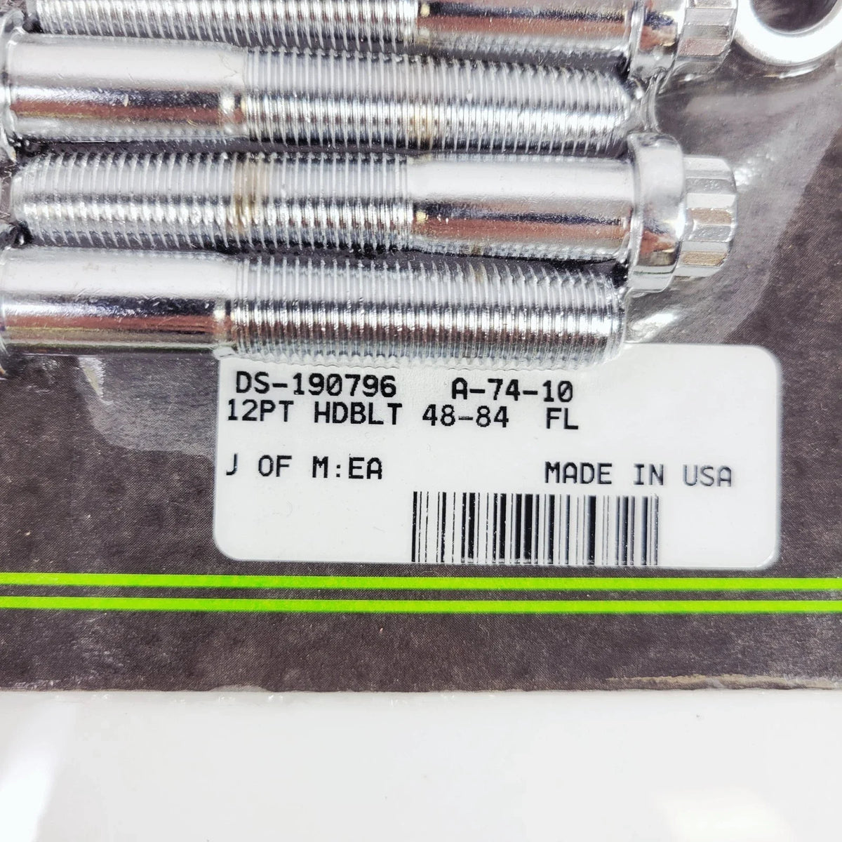 12-Point Chrome Head Bolt Kit for Harley-Davidson Big Twin (1948–1984)