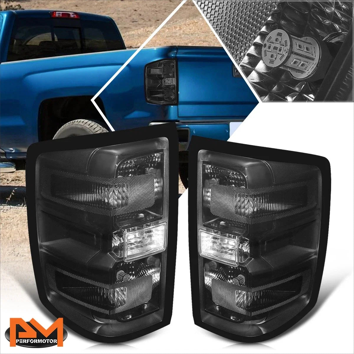 Smoked Lens Brake Lights for Silverado/Sierra (2014–2019)