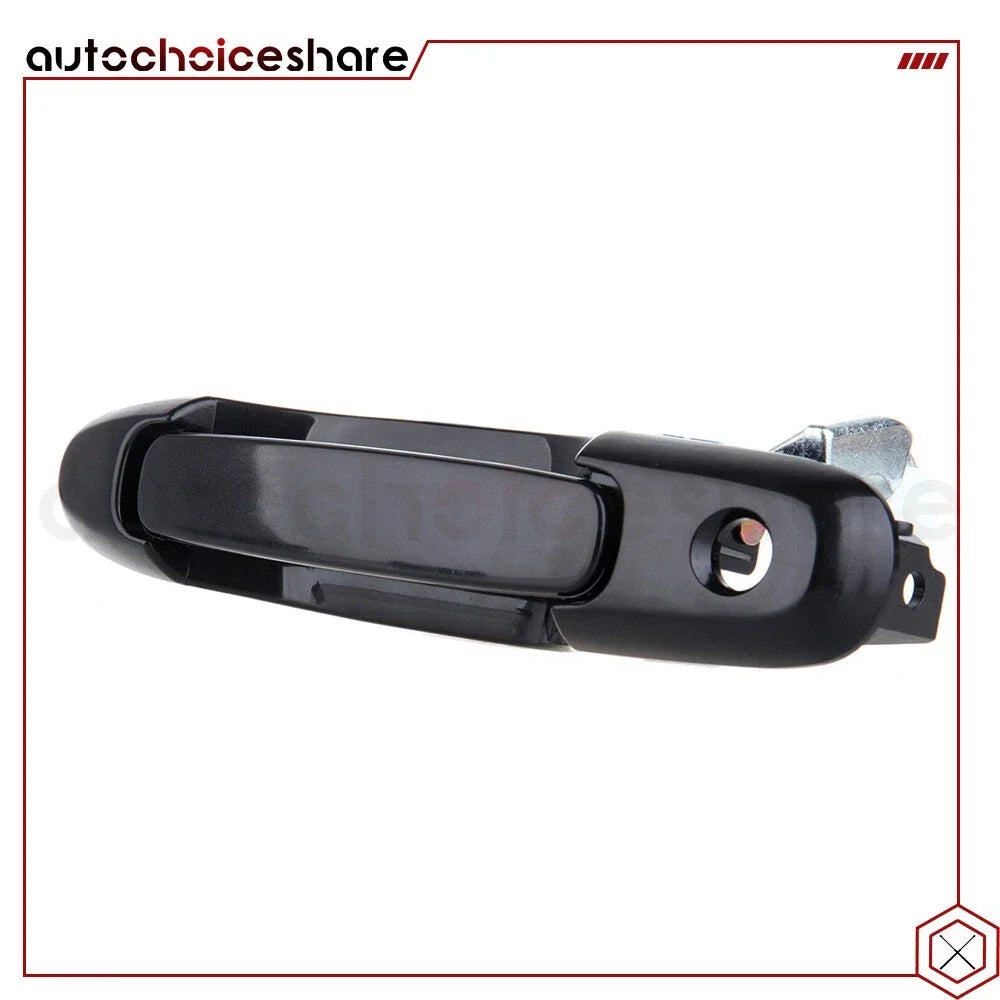 Set of 4 Exterior Door Handles Black for Toyota Sienna (1998–2003)