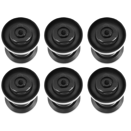 6x Track Bottom Roller for Kubota KX121-3ST KX040-4 (2003–2023) RD148-21700 Black