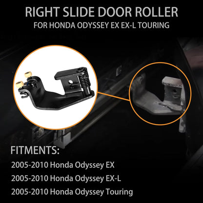 Right Center Sliding Door Hinge & Roller for Honda Odyssey (2005–2010) 72521-SHJ-A21