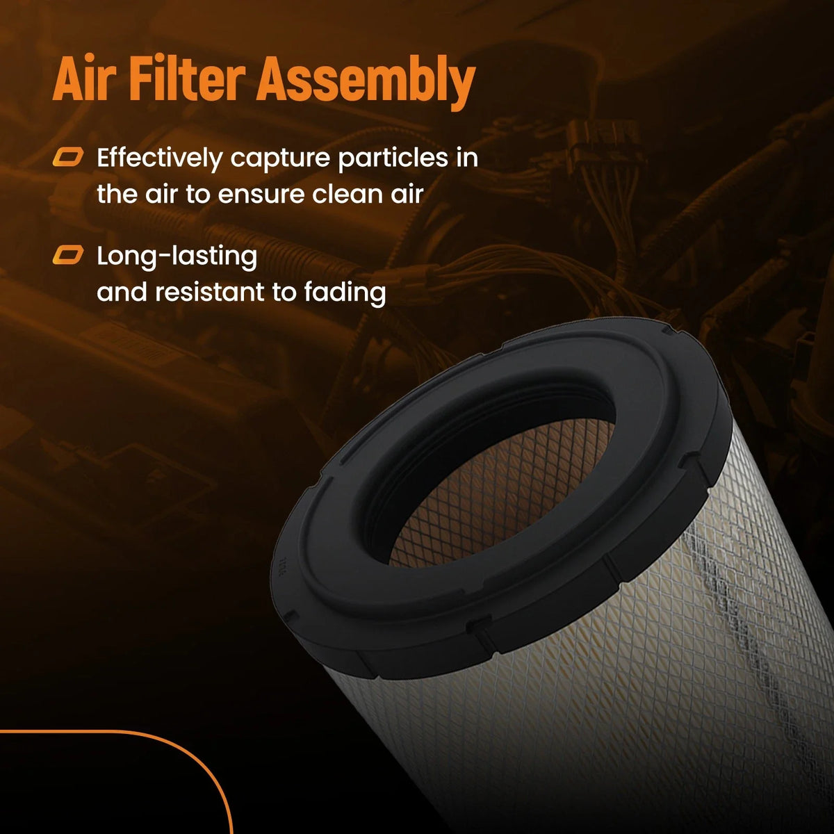 Air Filter for Caterpillar 3116, 3116T, 3126, 3126B, 3126E (1995–2005)