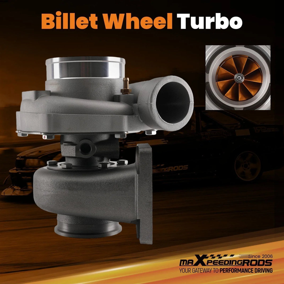 GT35 GT3582 Turbo Billet Wheel for Universal 3.0L-6.0L (Universal)