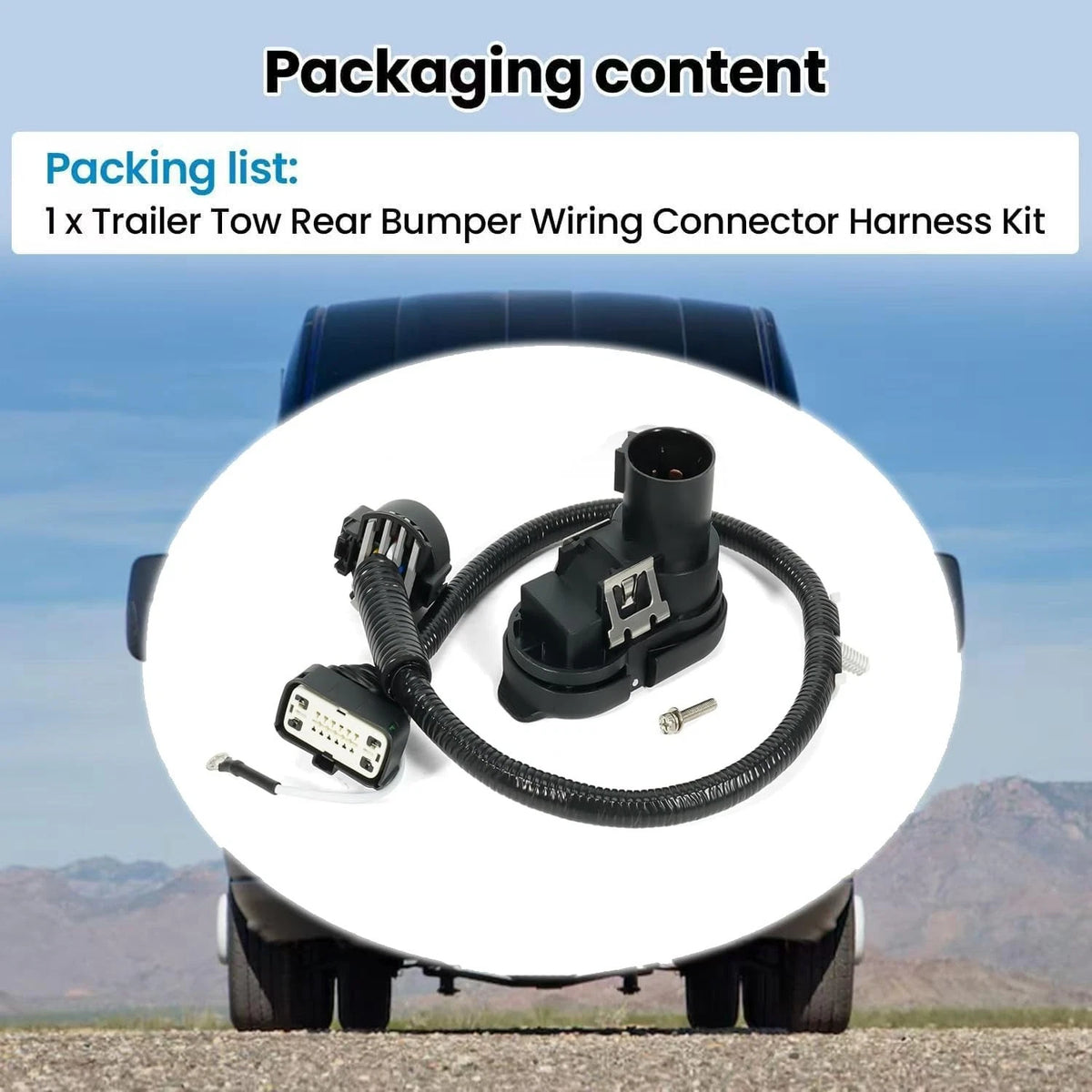 Trailer Hitch Wiring Connector Kit for Ford (2010–2023)