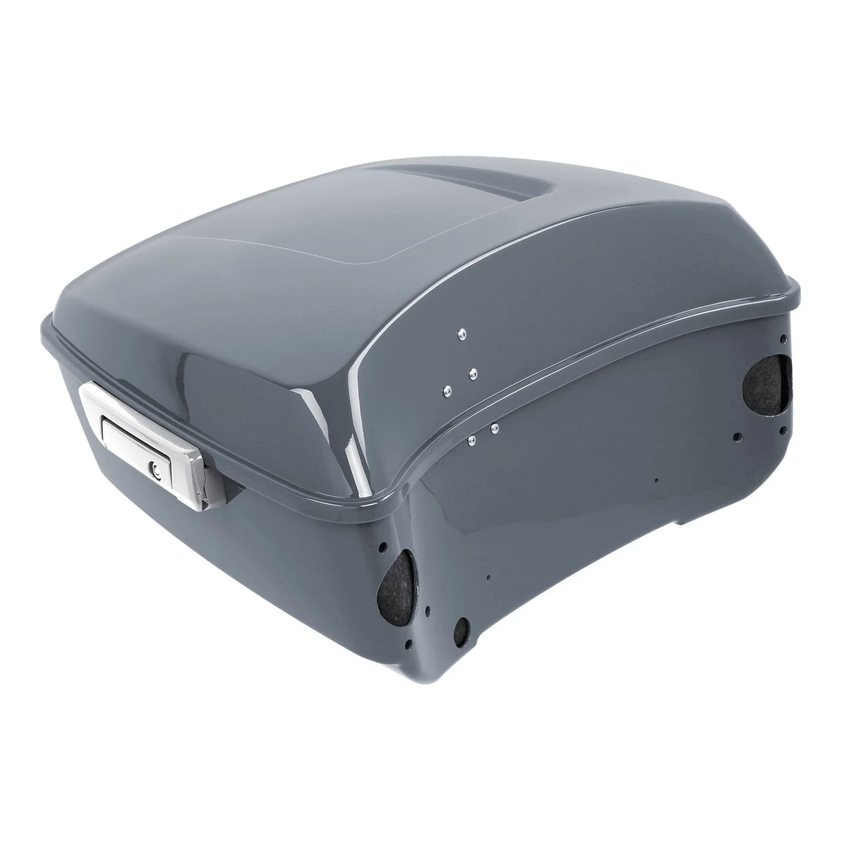 Trunk Pad Plate Mount Rack for Harley Road Glide (2014–2026) Gunship Gray