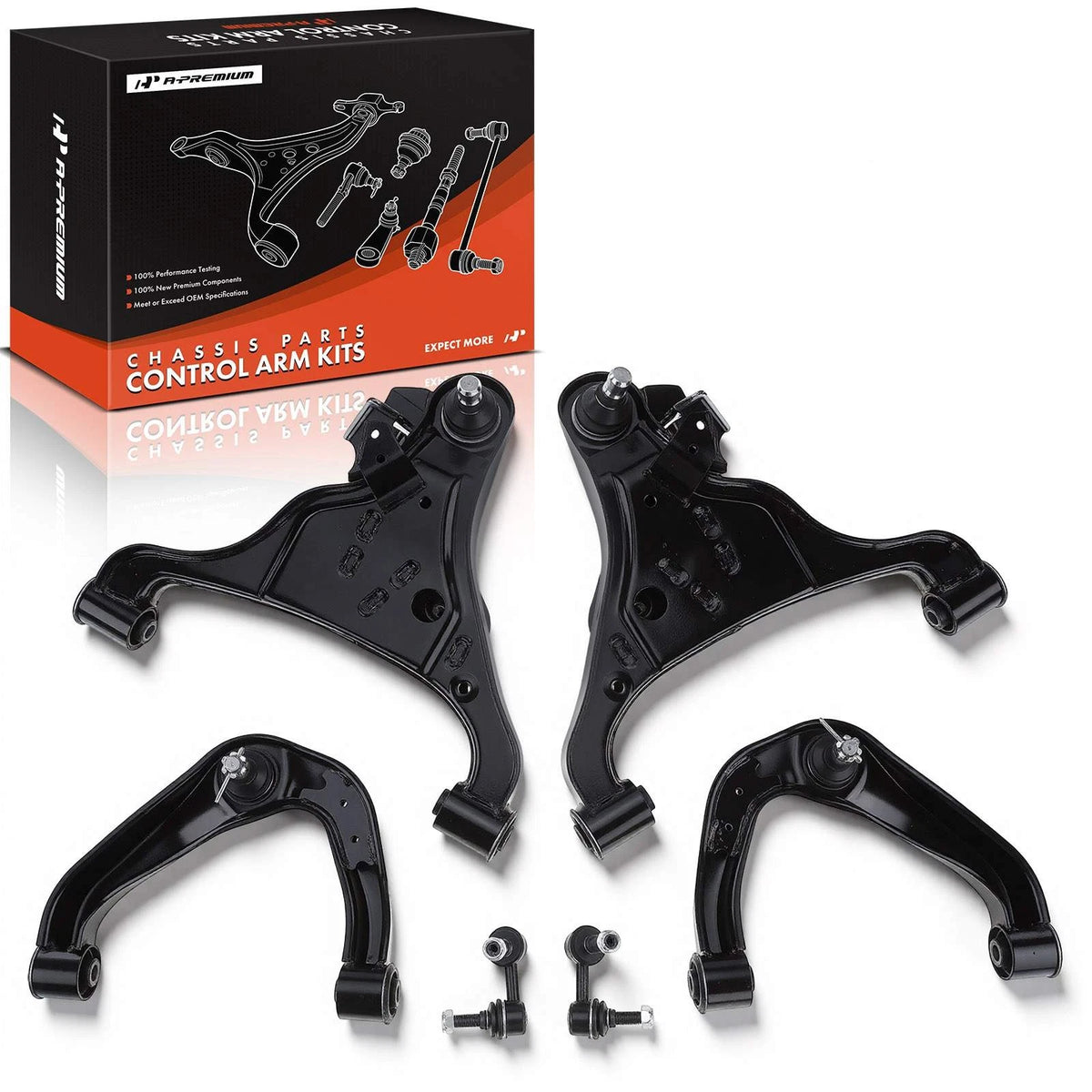 Set of 6 Control Arm Sway Bar Links for Nissan Frontier Pathfinder (2005–2023) - 54525EA000, 54525EA00A, 54524EA000, 54524EA00A, 4520282Z10