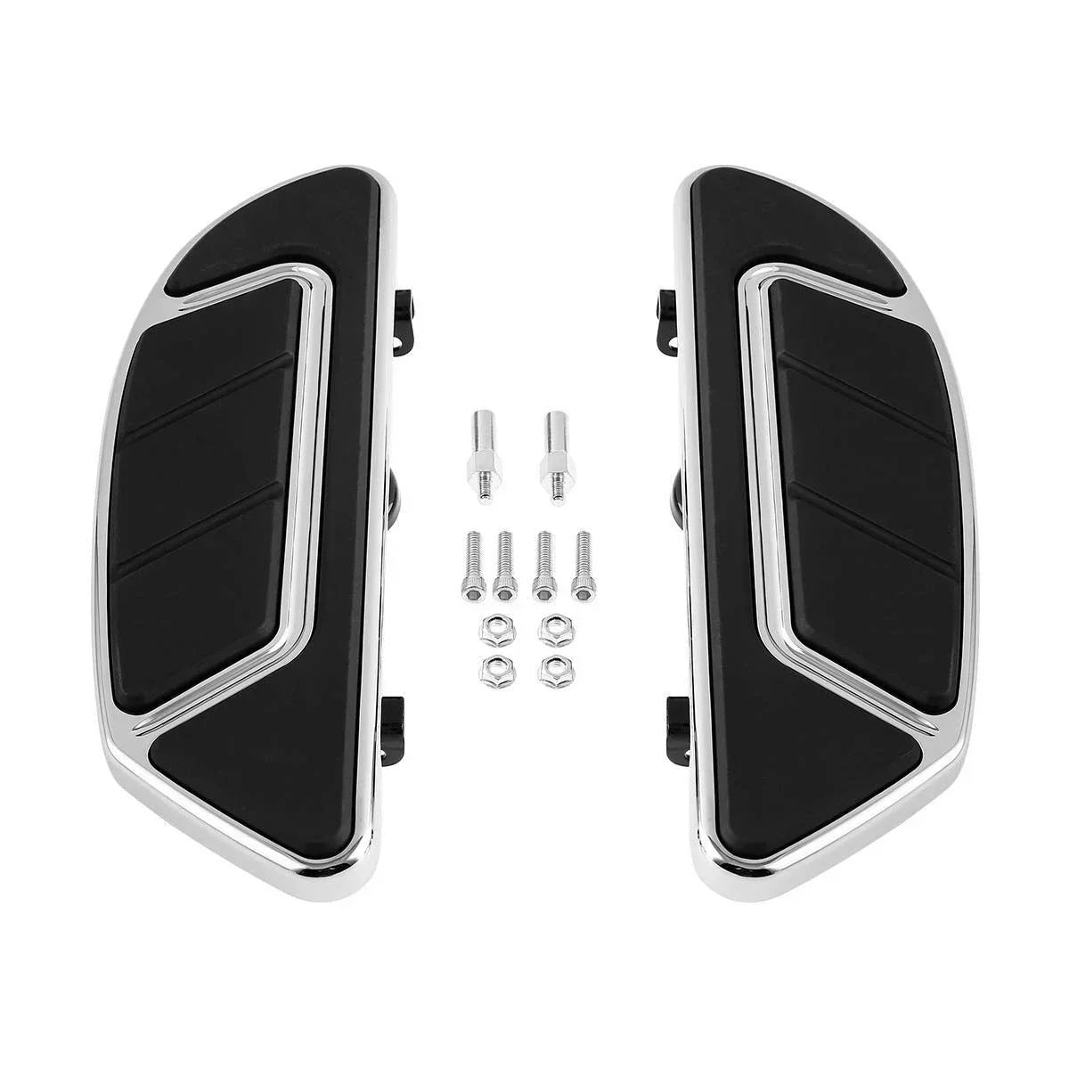Chrome Rider Driver & Passenger Footboards for Harley Road Glide (1986-2024)