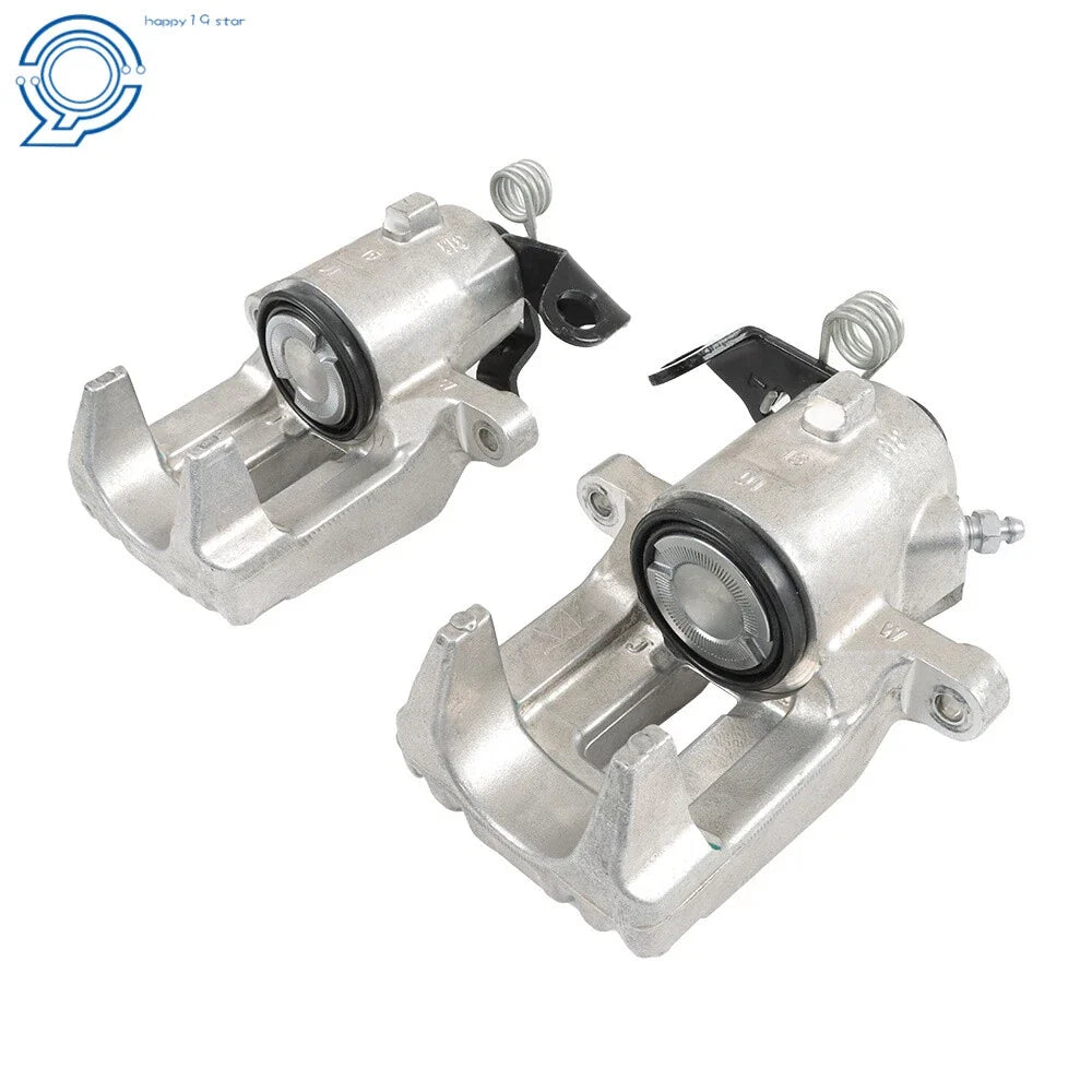 Set of 2 Rear Brake Calipers for Volkswagen Audi (2001–2009)