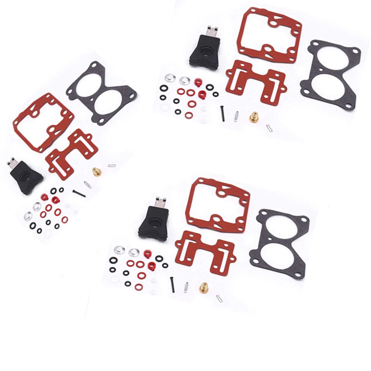 3Pc Carb Repair Kit for Johnson Evinrude (439076, 383906)