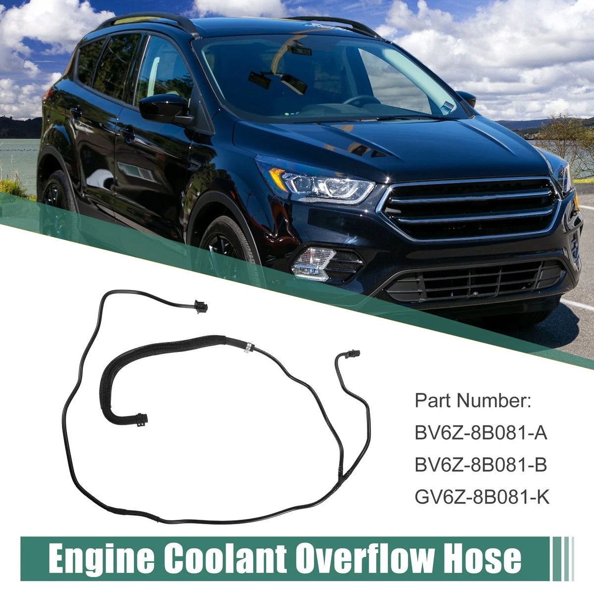 Radiator Hose for Ford Escape (2013–2016) No.BV6Z8B081A/BV6Z8B081B