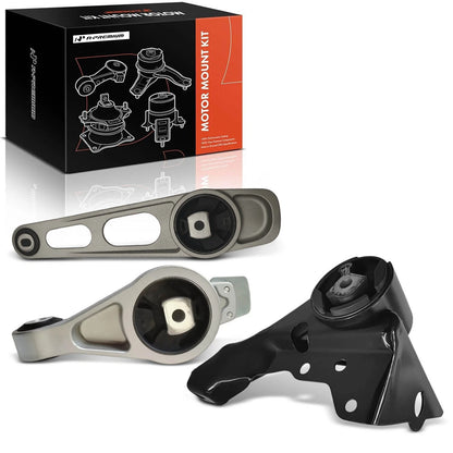 3X Engine & Transmission Mount for Dodge Chrysler (4668193AB, 4668193AD, 4668195AC)