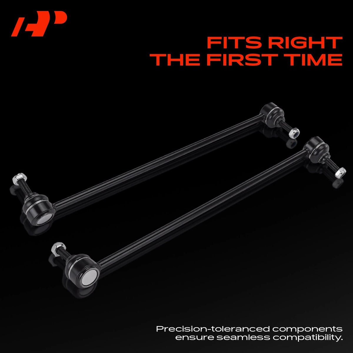 2X Front Side Stabilizer Bar Link for BMW E60 525xi 528xi 530xi 535xi (2006–2010) - 31306781549, 31356768083, K750213, K750214