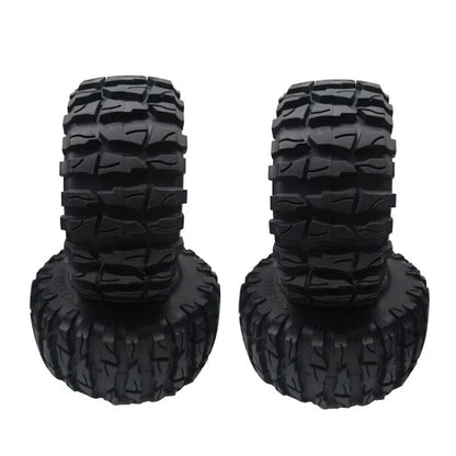 2X Rock Crawler 2.2" Tires Soft with Foams for Axial Wraith RR10 SCX10 Jeep