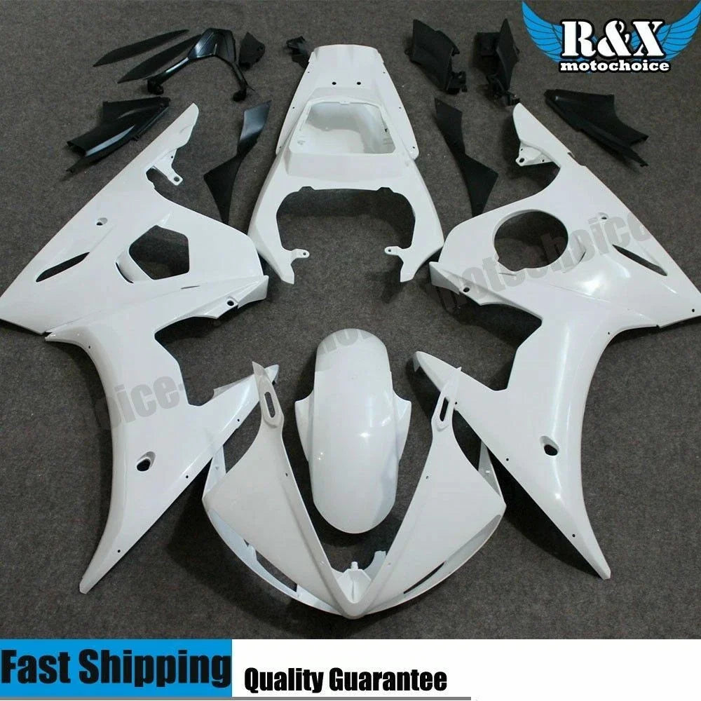 Fairing Kit for Yamaha YZF R6/R6S (2003–2009) - Unpainted ABS Plastic