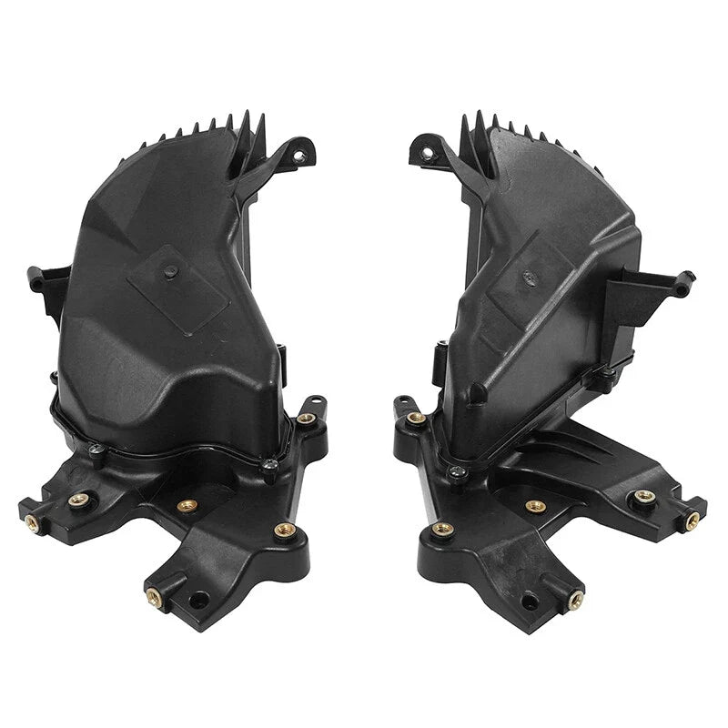 Black Fairings Storage Glove Boxes w/ Doors for Harley Road Glide (2015–2024)