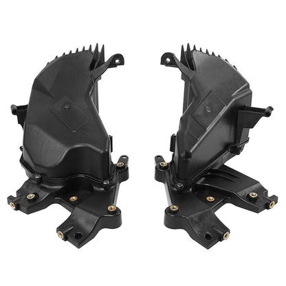 Black Fairings Storage Glove Boxes w/ Doors for Harley Road Glide (2015–2024)