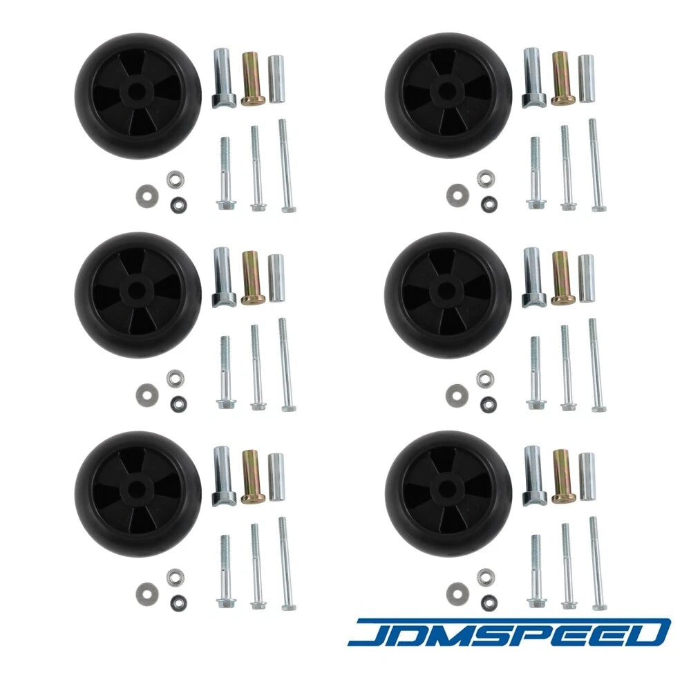 6Pcs Deck Wheel Kit for John Deere GX355 LT180 (No Known Part Numbers)