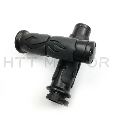 Black Flame Hand Grips 1" 25mm for Kawasaki Drifter 1500/Nomad 1500 (All)