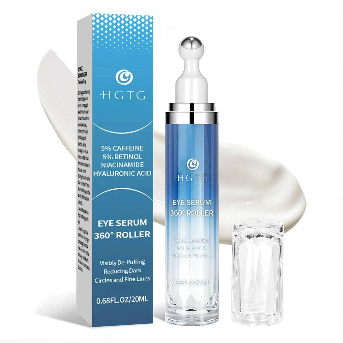 Caffeine Eye Cream & Retinol for All Makes and Models (0.68 Fl Oz)