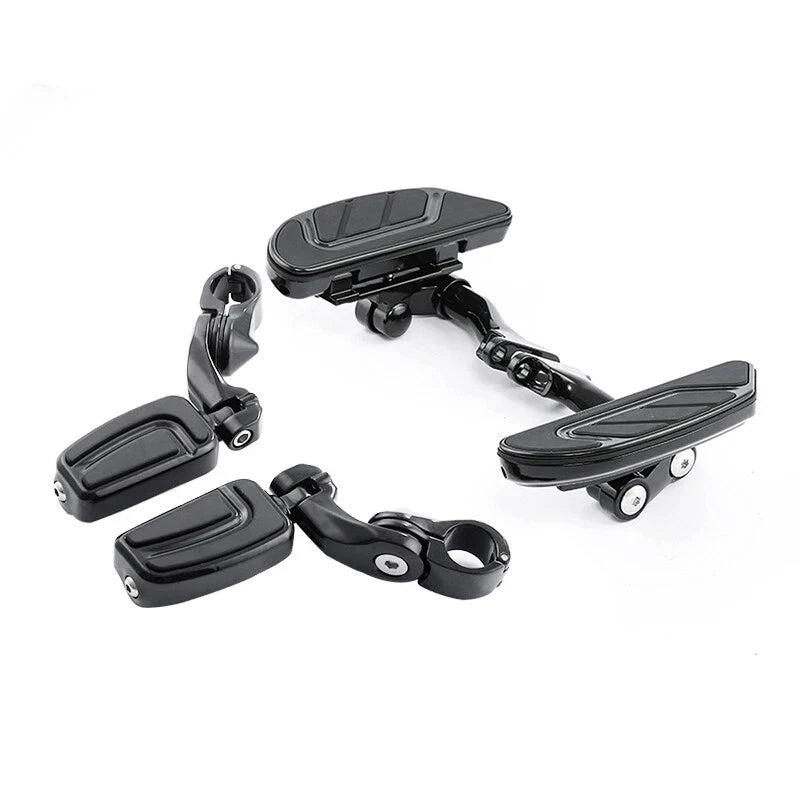 Passenger Floorboards with 1-1/4" Highway Footpegs for Harley Touring (1993–2025)