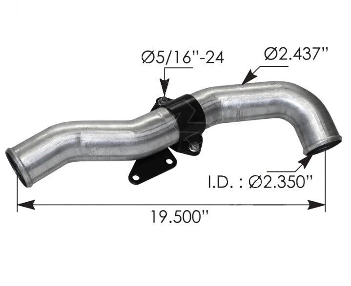 Radiator Tube for Freightliner (A0518551000, A0530812000, 561.46182)