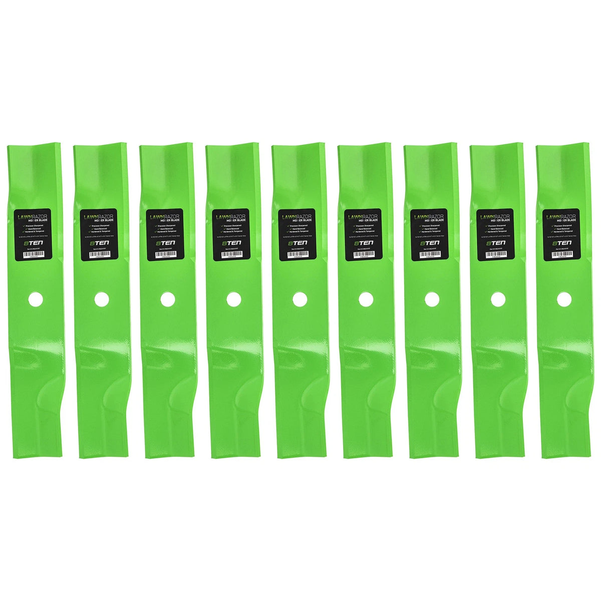 9-Pack LawnRAZOR Blade for Cub Cadet Tank 48 Z-force Recon (742-04417, 942-04417, 742-04278A, 942-04278A)