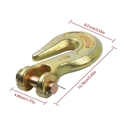 Set of 10 Chain Hooks 1/2" G70, 11,300 lbs Working Load