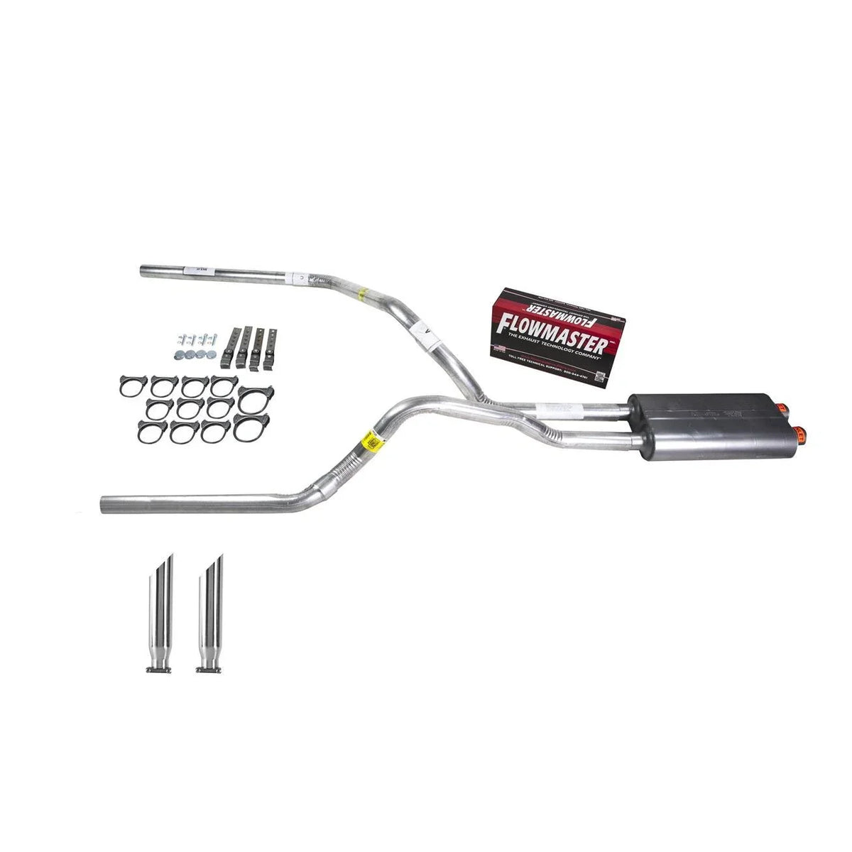 Flowmaster 50 SC Dual Exhaust Tip for Chevrolet GMC Truck 6.0L/8.1L (2001–2006)
